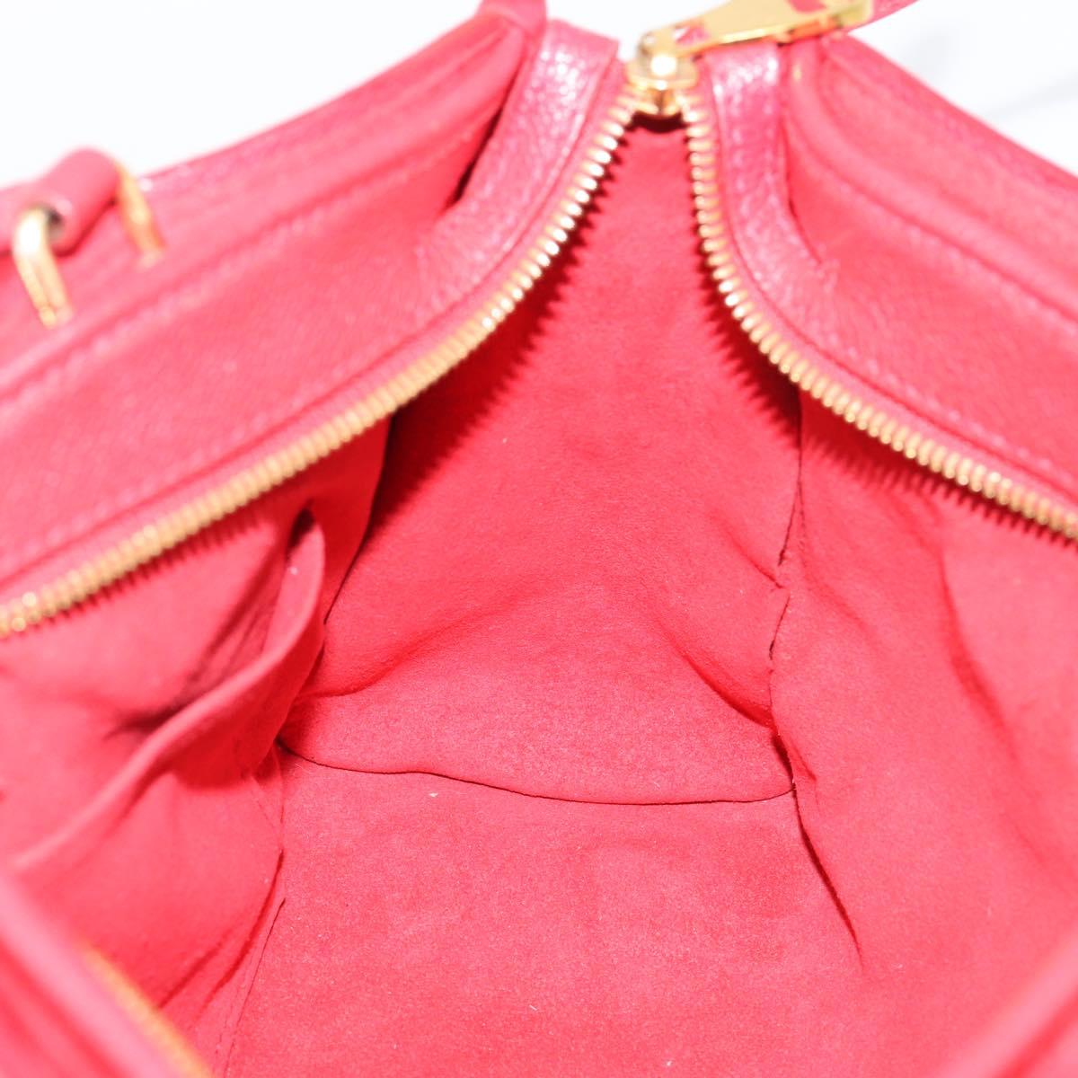 LOUIS VUITTON Monogram PopincourtPM Hand Bag 2way Red M43433 LV Auth ep16343A