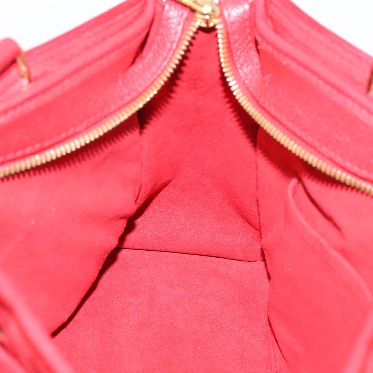 LOUIS VUITTON Monogram PopincourtPM Hand Bag 2way Red M43433 LV Auth ep16343A