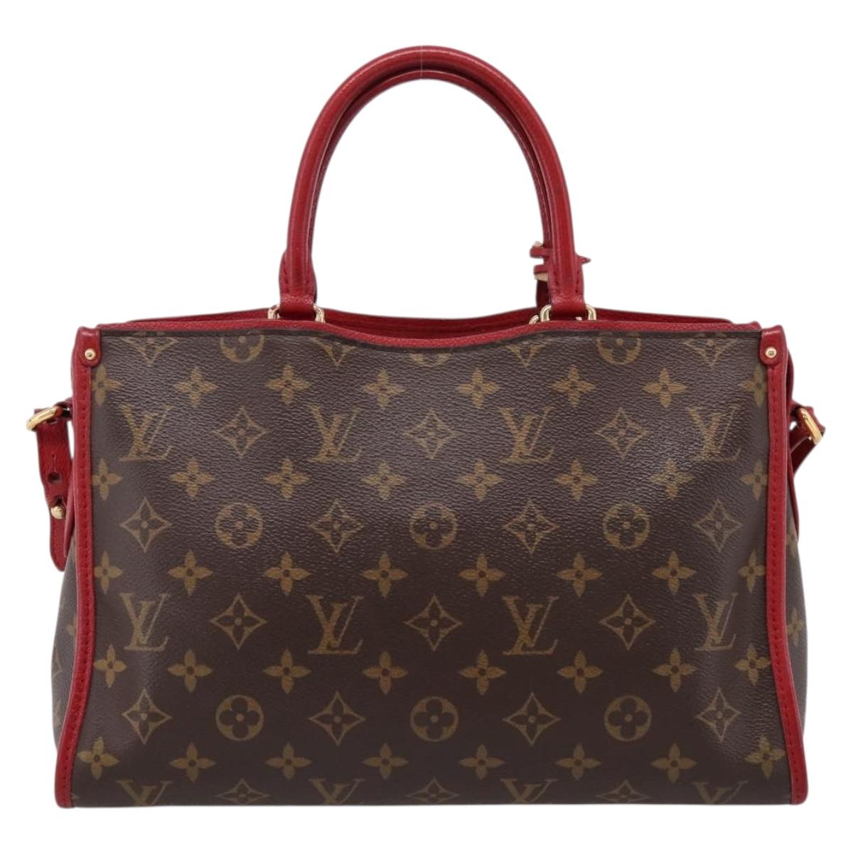 LOUIS VUITTON Monogram PopincourtPM Hand Bag 2way Red M43433 LV Auth ep16343A