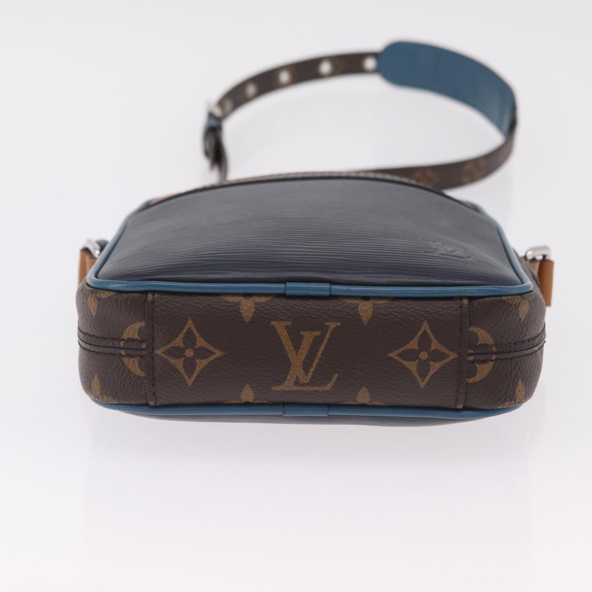 LOUIS VUITTON Epi Danube PM NM Patchwork Collection Navy M51459 Auth ep16346SAM