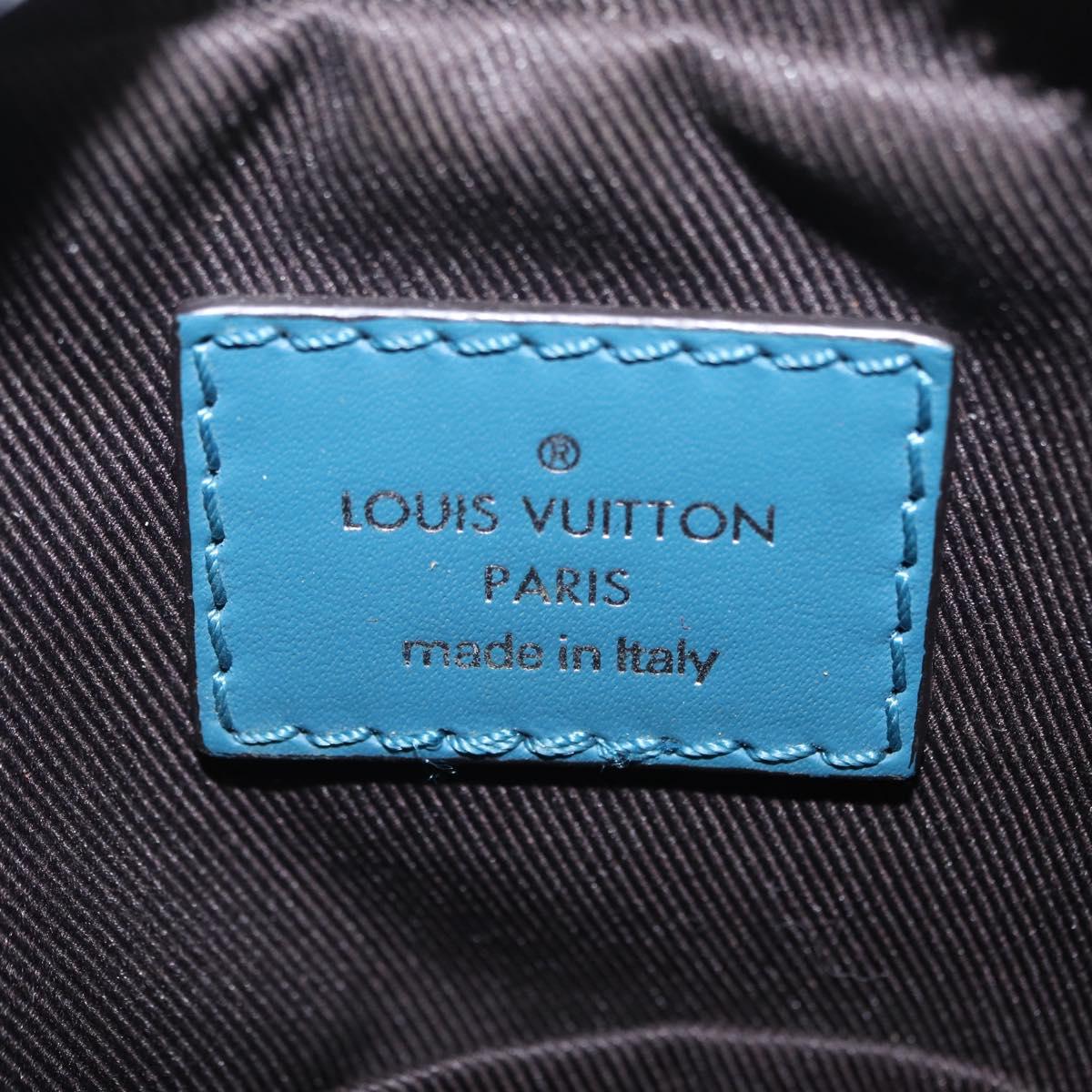 LOUIS VUITTON Epi Danube PM NM Patchwork Collection Navy M51459 Auth ep16346SAM