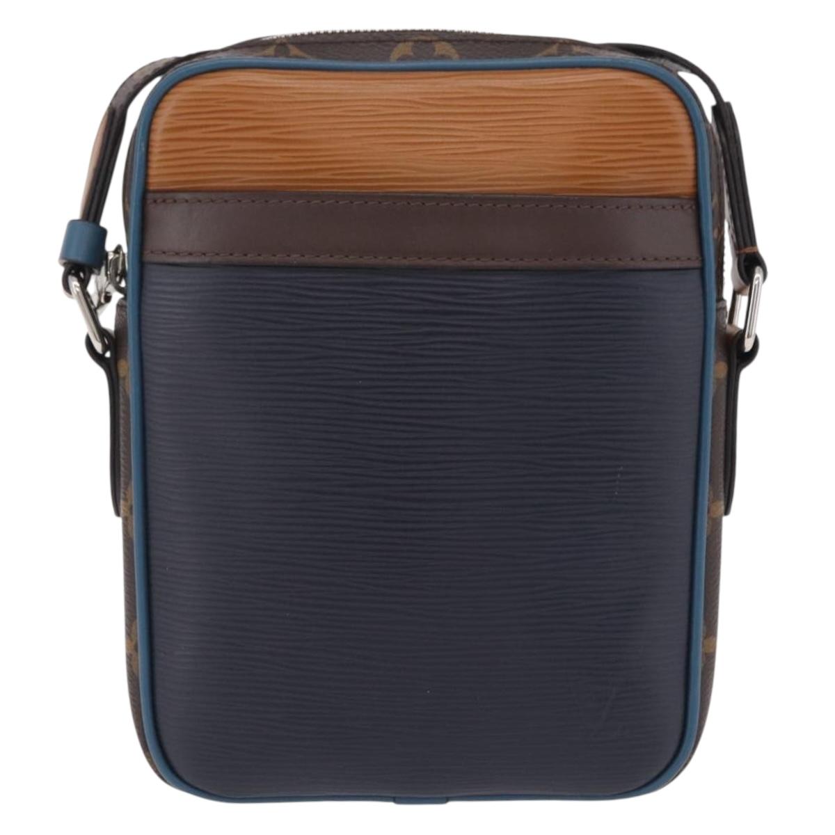LOUIS VUITTON Epi Danube PM NM Patchwork Collection Navy M51459 Auth ep16346SAM