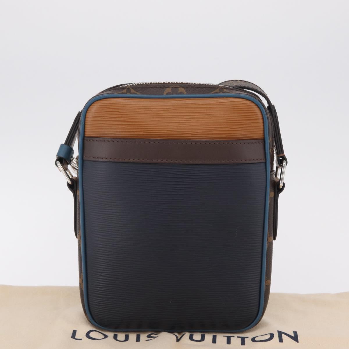 LOUIS VUITTON Epi Danube PM NM Patchwork Collection Navy M51459 Auth ep16346SAM