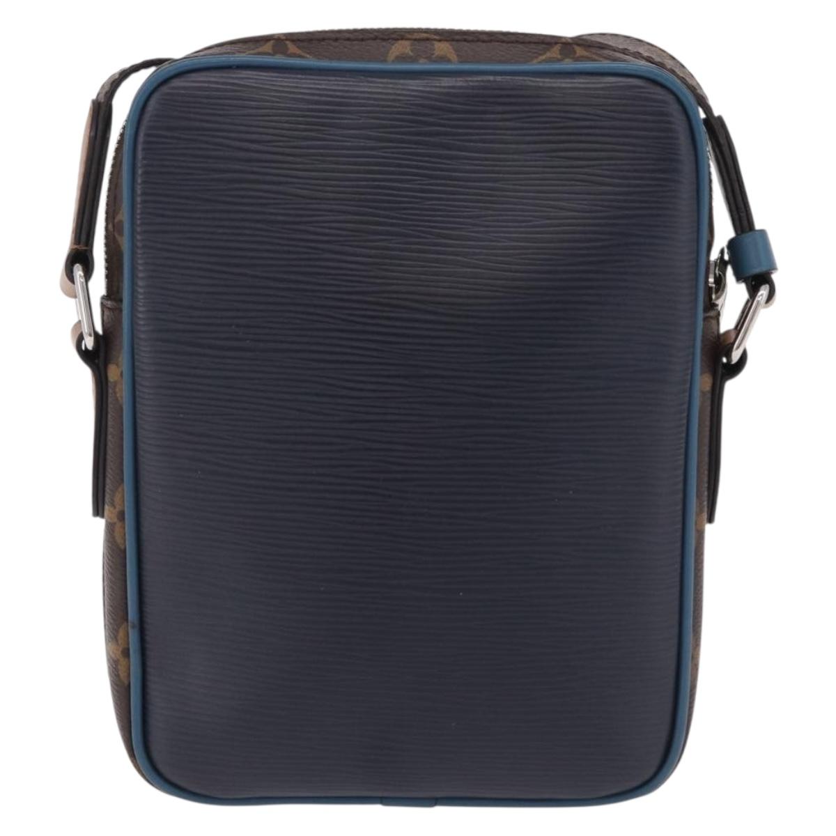LOUIS VUITTON Epi Danube PM NM Patchwork Collection Navy M51459 Auth ep16346SAM