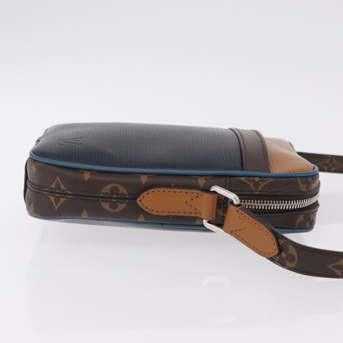 LOUIS VUITTON Epi Danube PM NM Patchwork Collection Navy M51459 Auth ep16346SAM