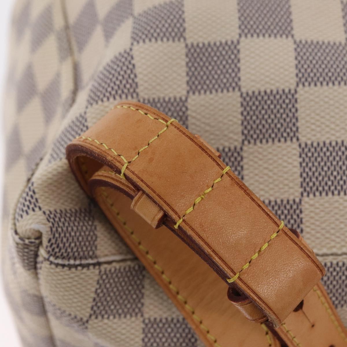 LOUIS VUITTON Damier Azur Speron Backpack N41578 LV Auth ep16361A