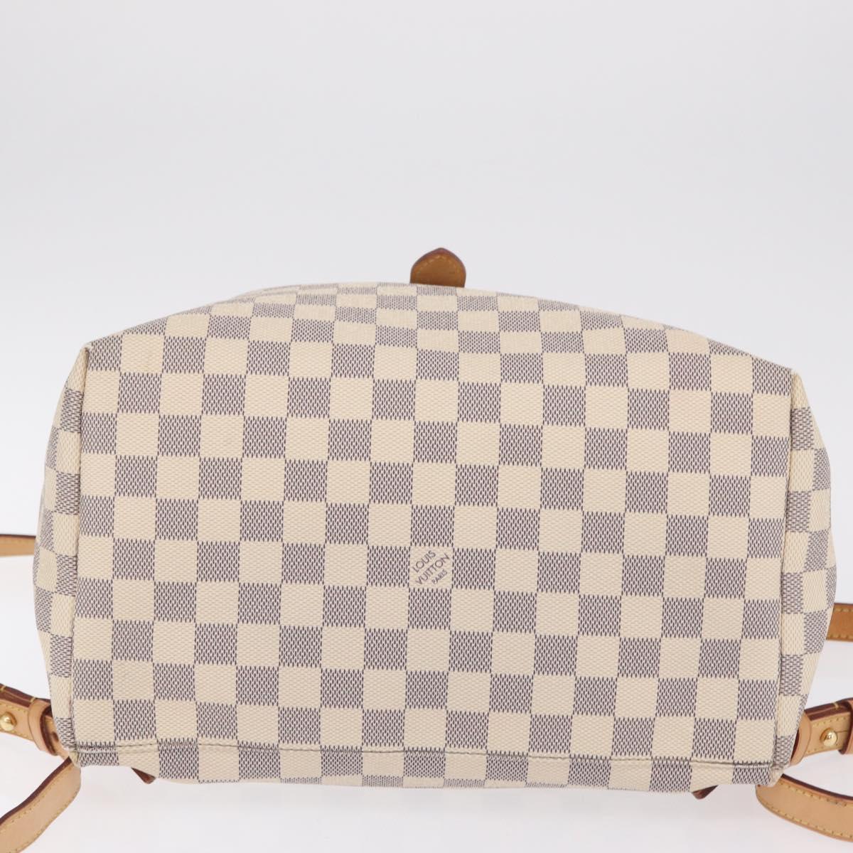LOUIS VUITTON Damier Azur Speron Backpack N41578 LV Auth ep16361A