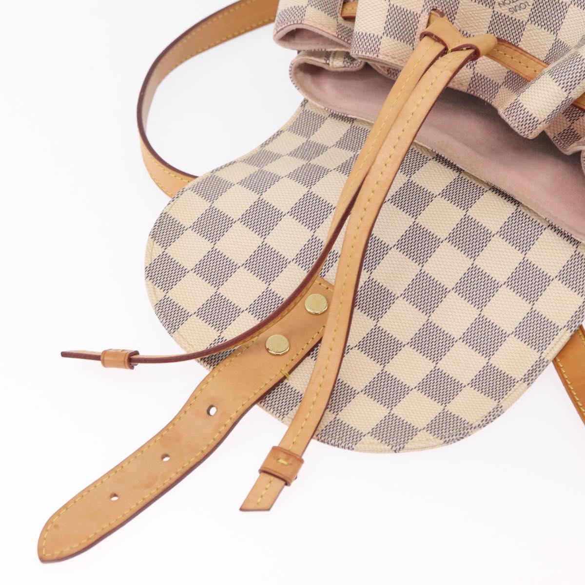 LOUIS VUITTON Damier Azur Speron Backpack N41578 LV Auth ep16361A