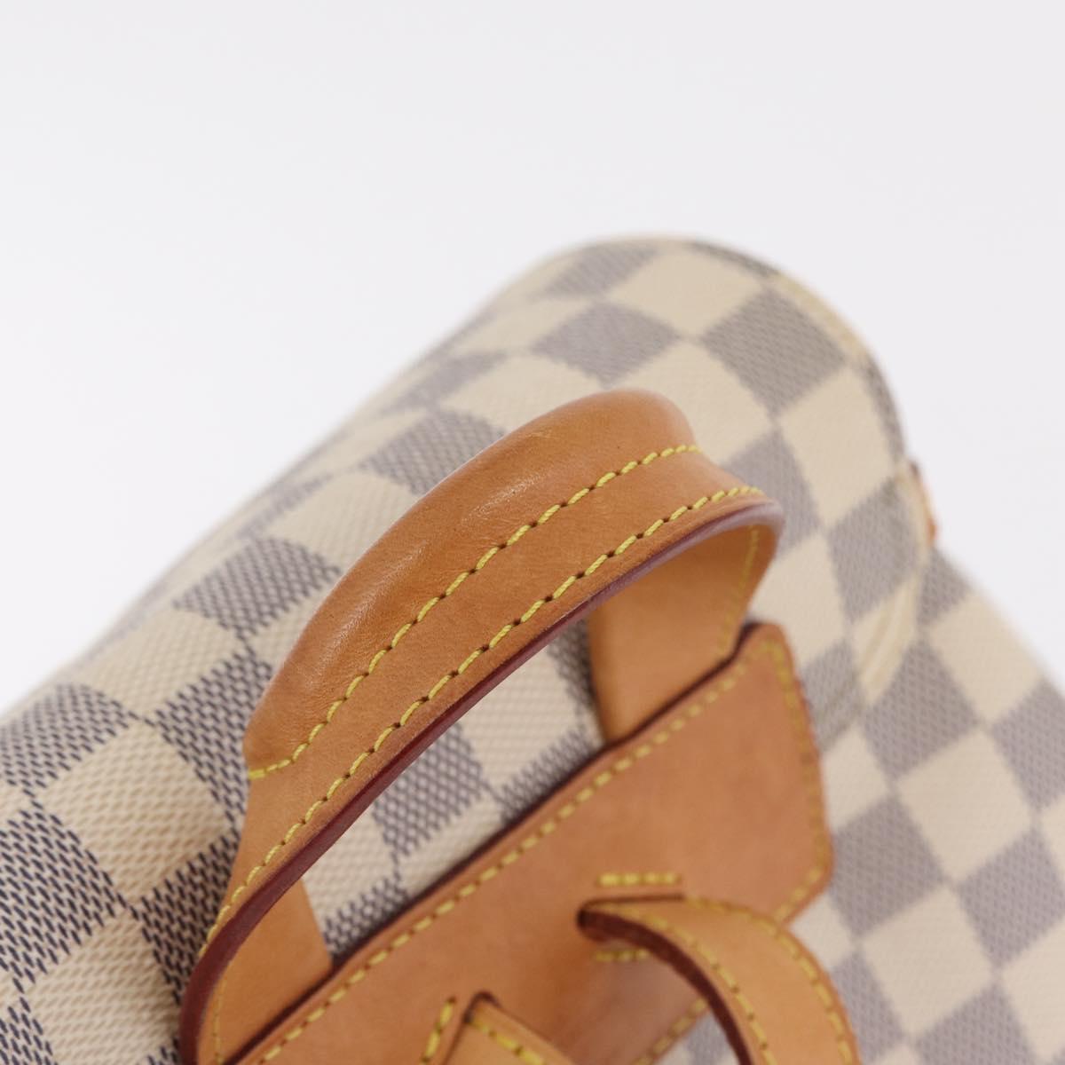 LOUIS VUITTON Damier Azur Speron Backpack N41578 LV Auth ep16361A
