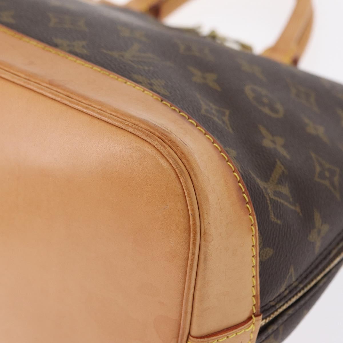 LOUIS VUITTON Monogram Alma Hand Bag M51130 LV Auth ep16392A