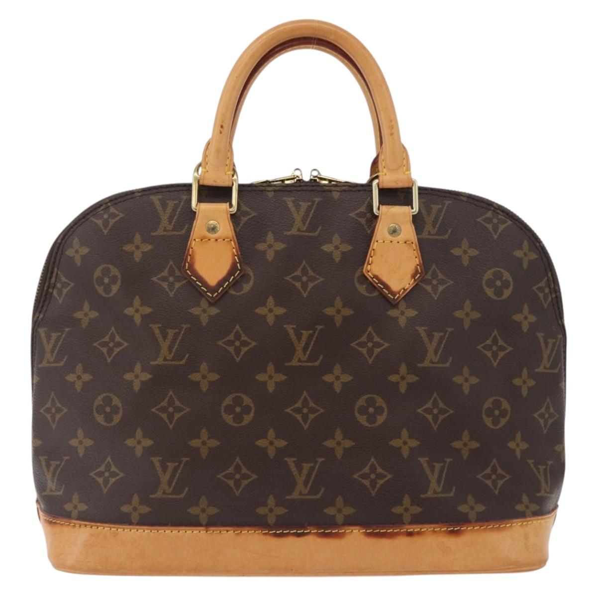 LOUIS VUITTON Monogram Alma Hand Bag M51130 LV Auth ep16392A