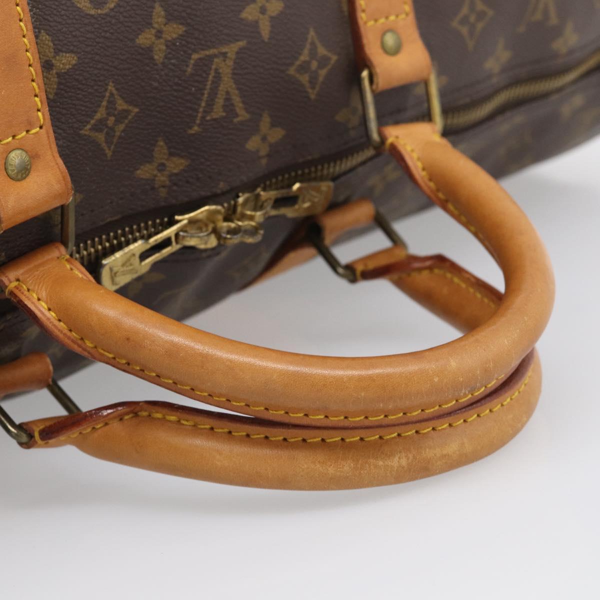LOUIS VUITTON Monogram Keepall Bandouliere 60 Boston Bag M41412 LV Auth ep16395A