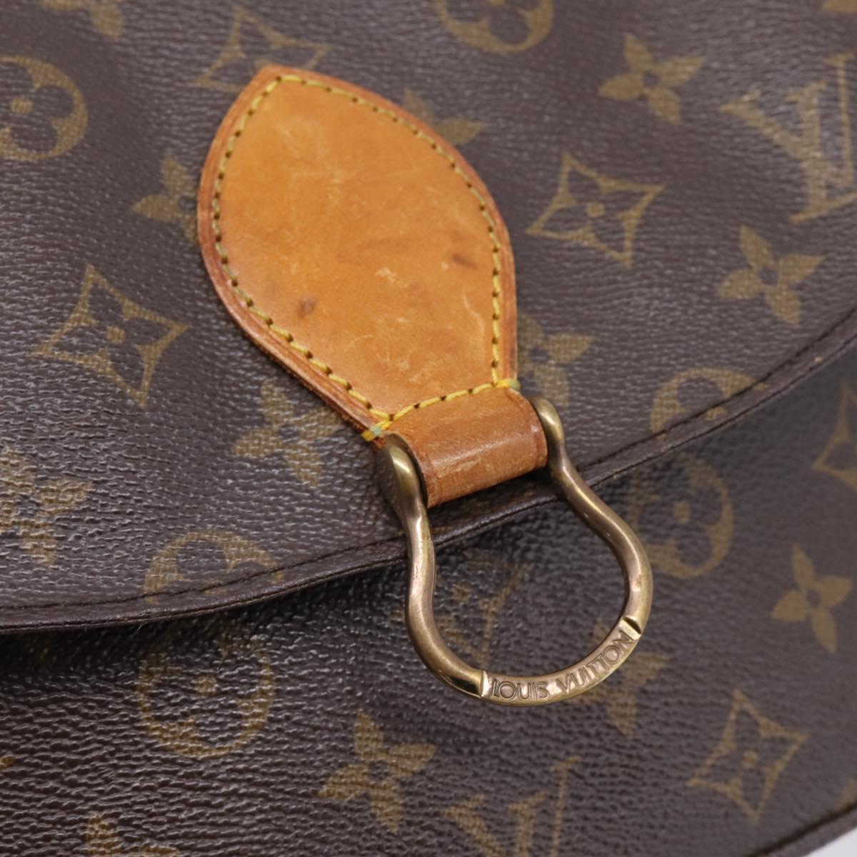 LOUIS VUITTON Monogram Saint Cloud GM Shoulder Bag M51242 LV Auth ep16400