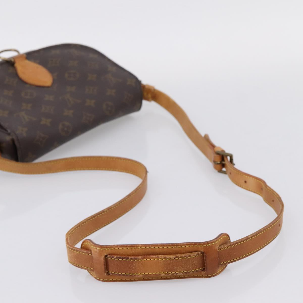 LOUIS VUITTON Monogram Saint Cloud GM Shoulder Bag M51242 LV Auth ep16400