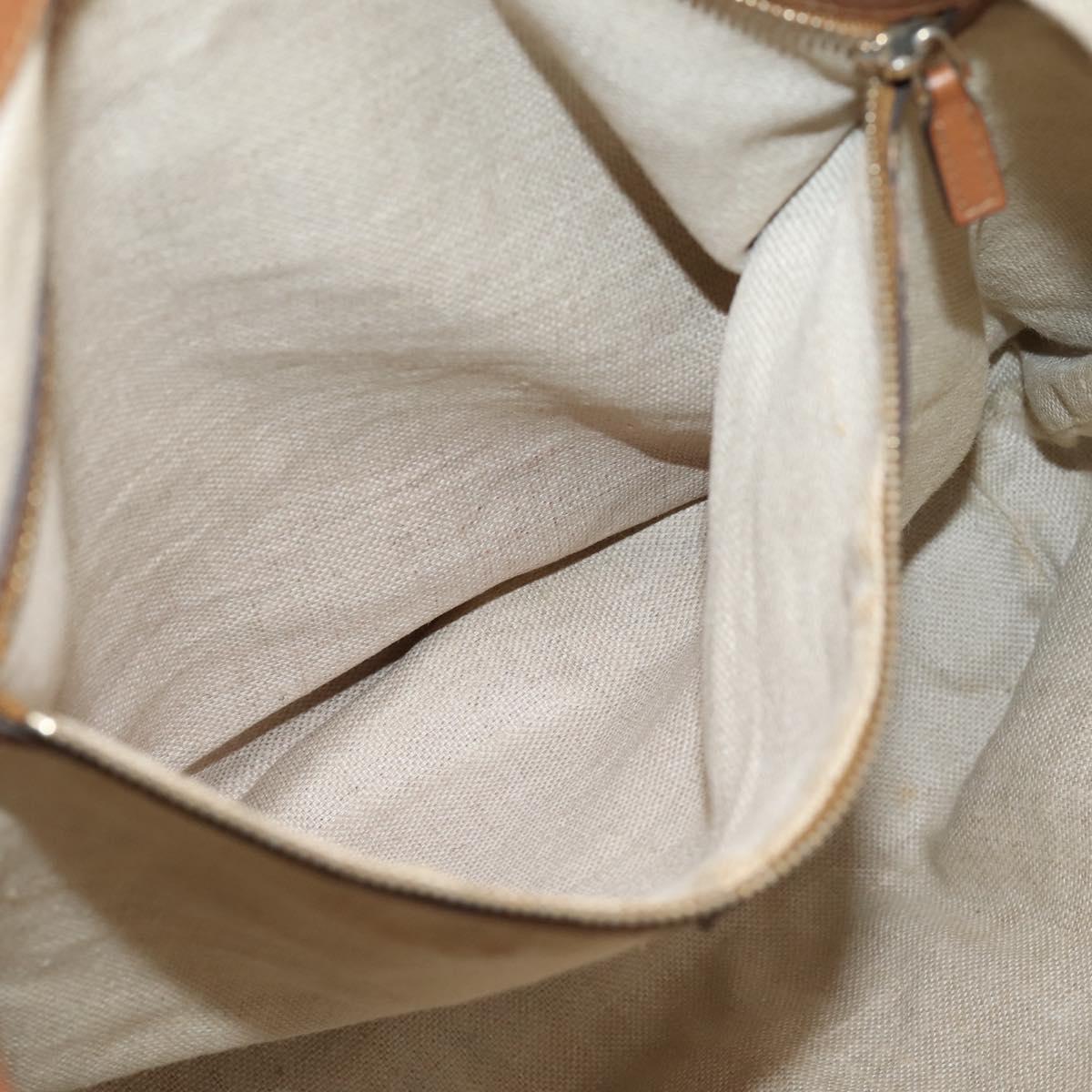 GUCCI GG Canvas Tote Bag Beige Gold 257031 Auth ep16406