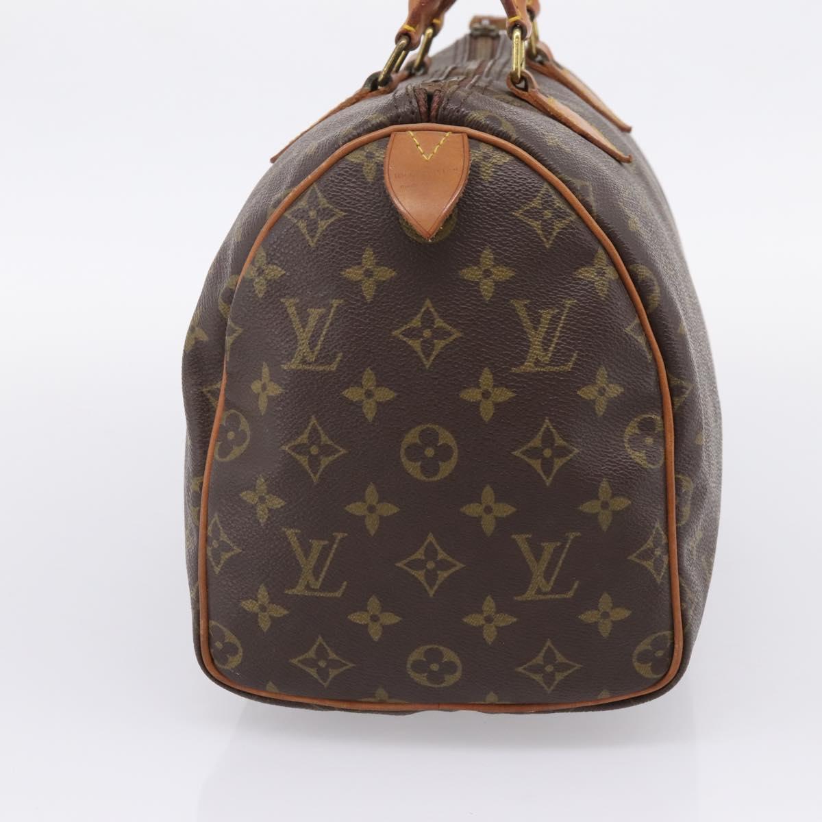 LOUIS VUITTON Monogram Speedy 30 Hand Bag M41526 LV Auth ep16409