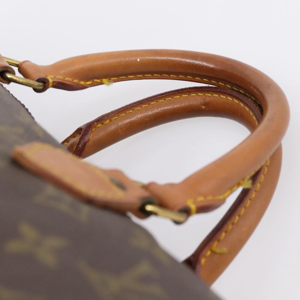 LOUIS VUITTON Monogram Speedy 30 Hand Bag M41526 LV Auth ep16409