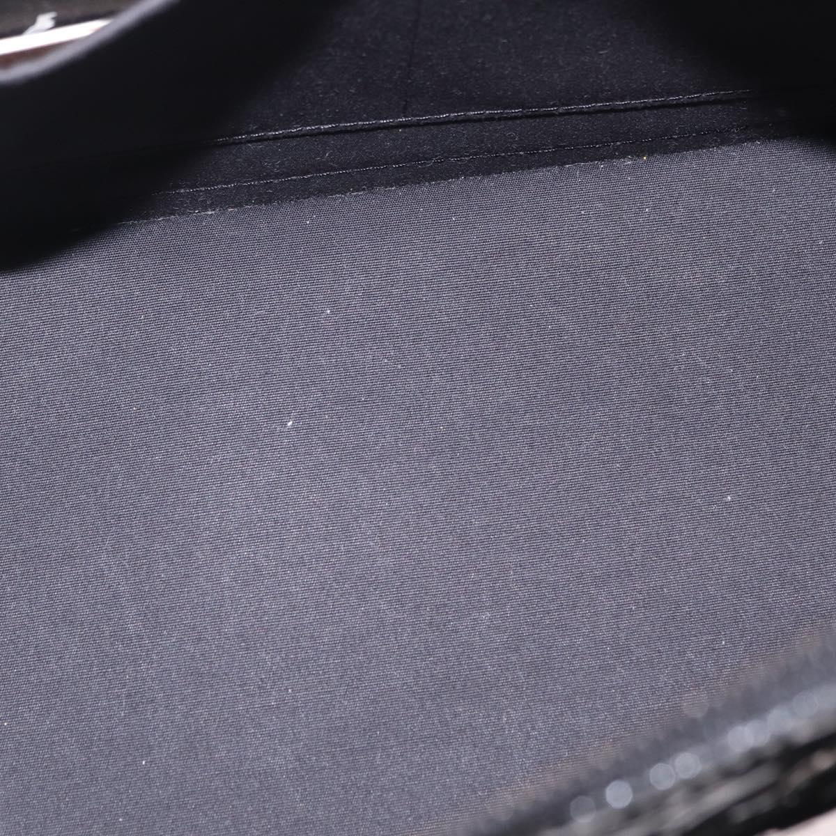 LOUIS VUITTON Monogram Vernis Alma PM Bag Noir Manetic M90061 LV Auth ep16419V