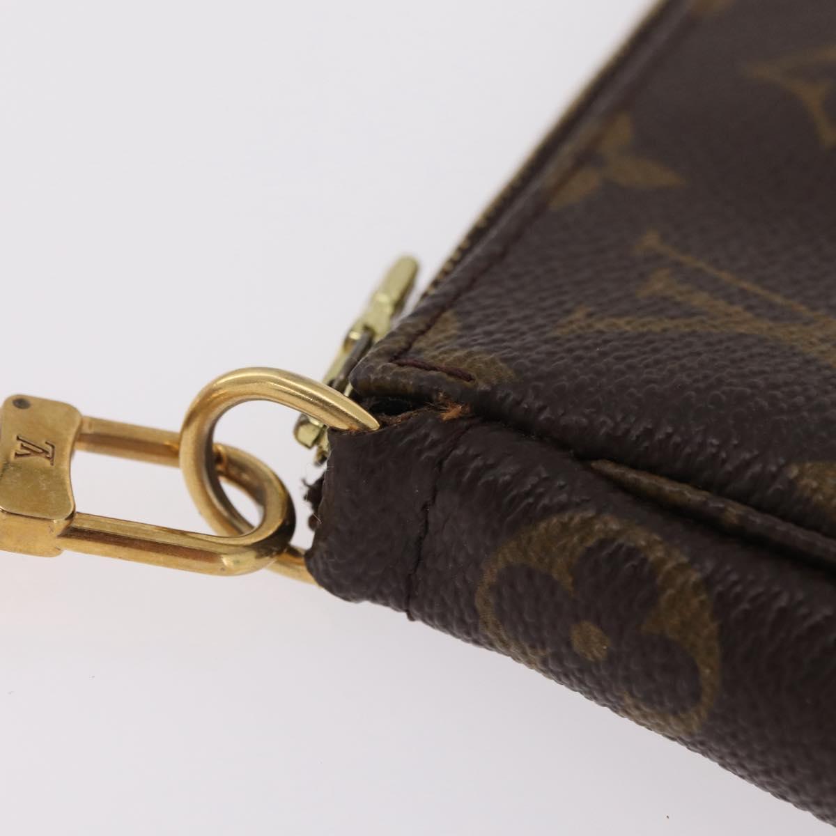 LOUIS VUITTON Monogram Pochette Accessoires Pouch M51980 LV Auth ep16423