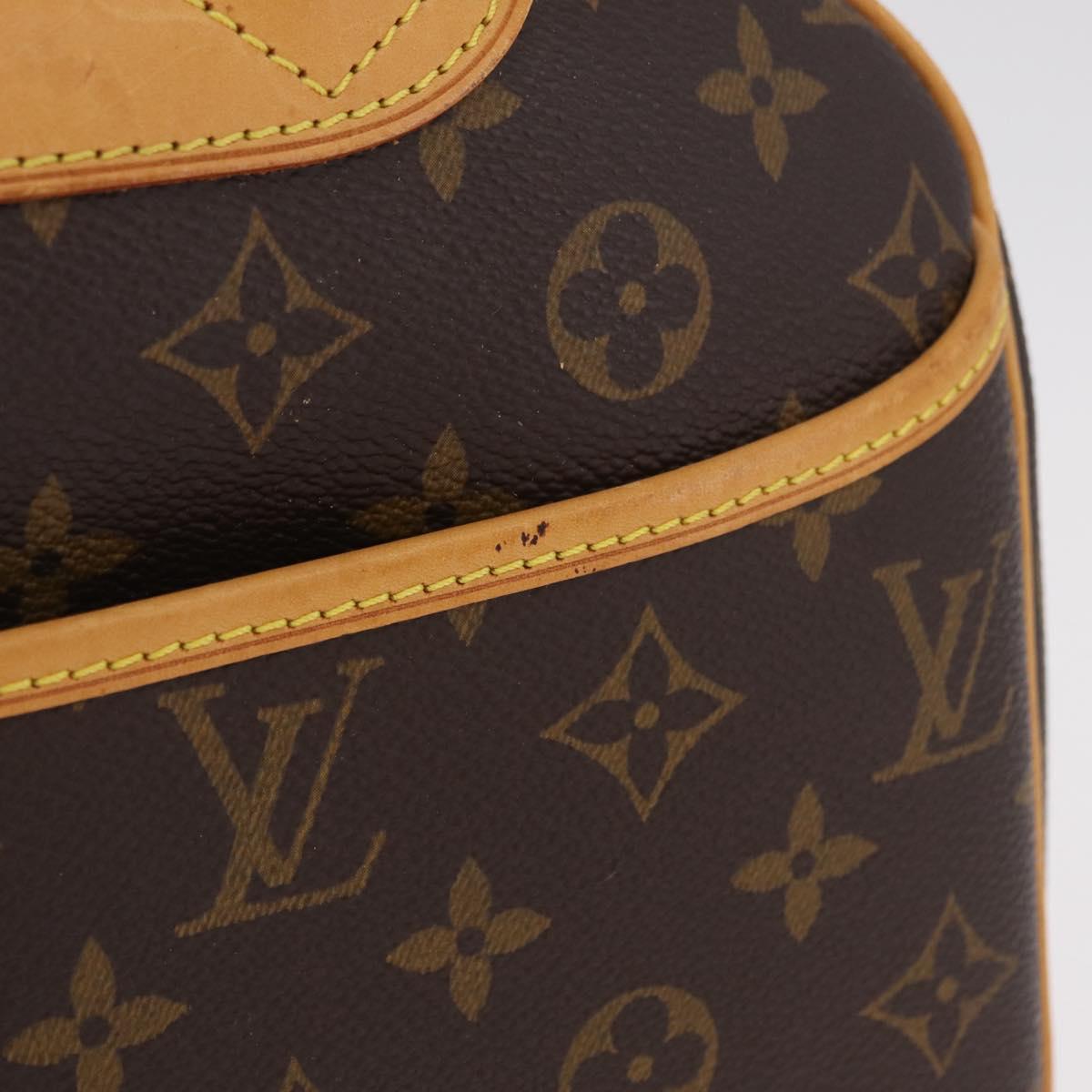 LOUIS VUITTON Monogram Trouville Hand Bag M42228 LV Auth ep16424A
