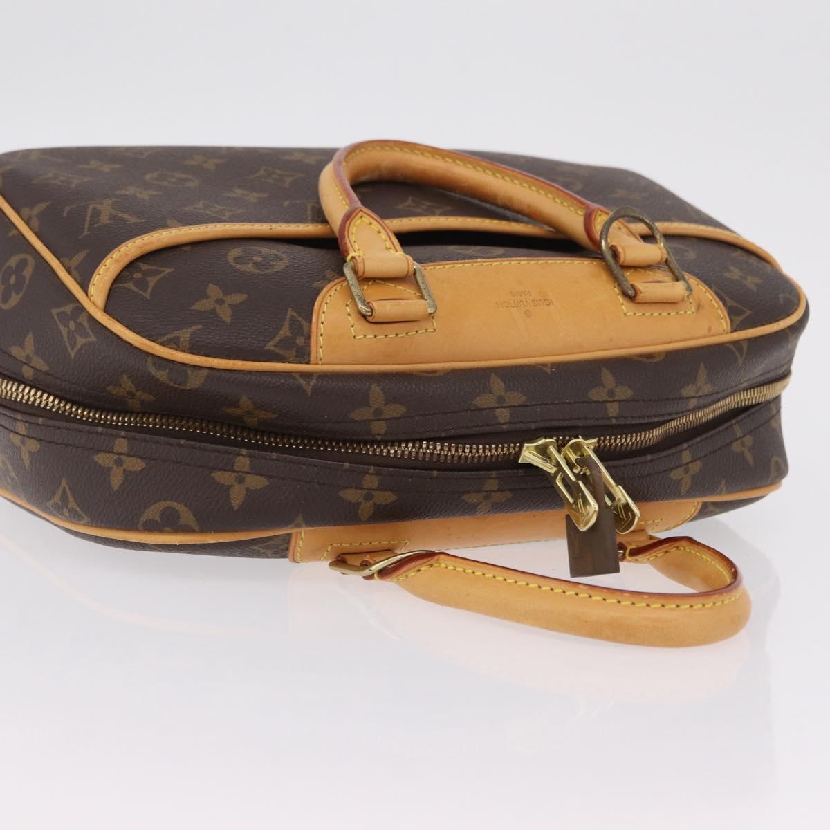 LOUIS VUITTON Monogram Trouville Hand Bag M42228 LV Auth ep16424A