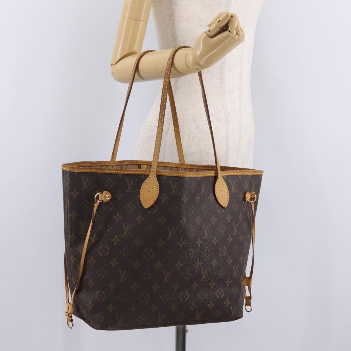 LOUIS VUITTON Monogram Neverfull MM Tote Bag M40156 LV Auth ep16427