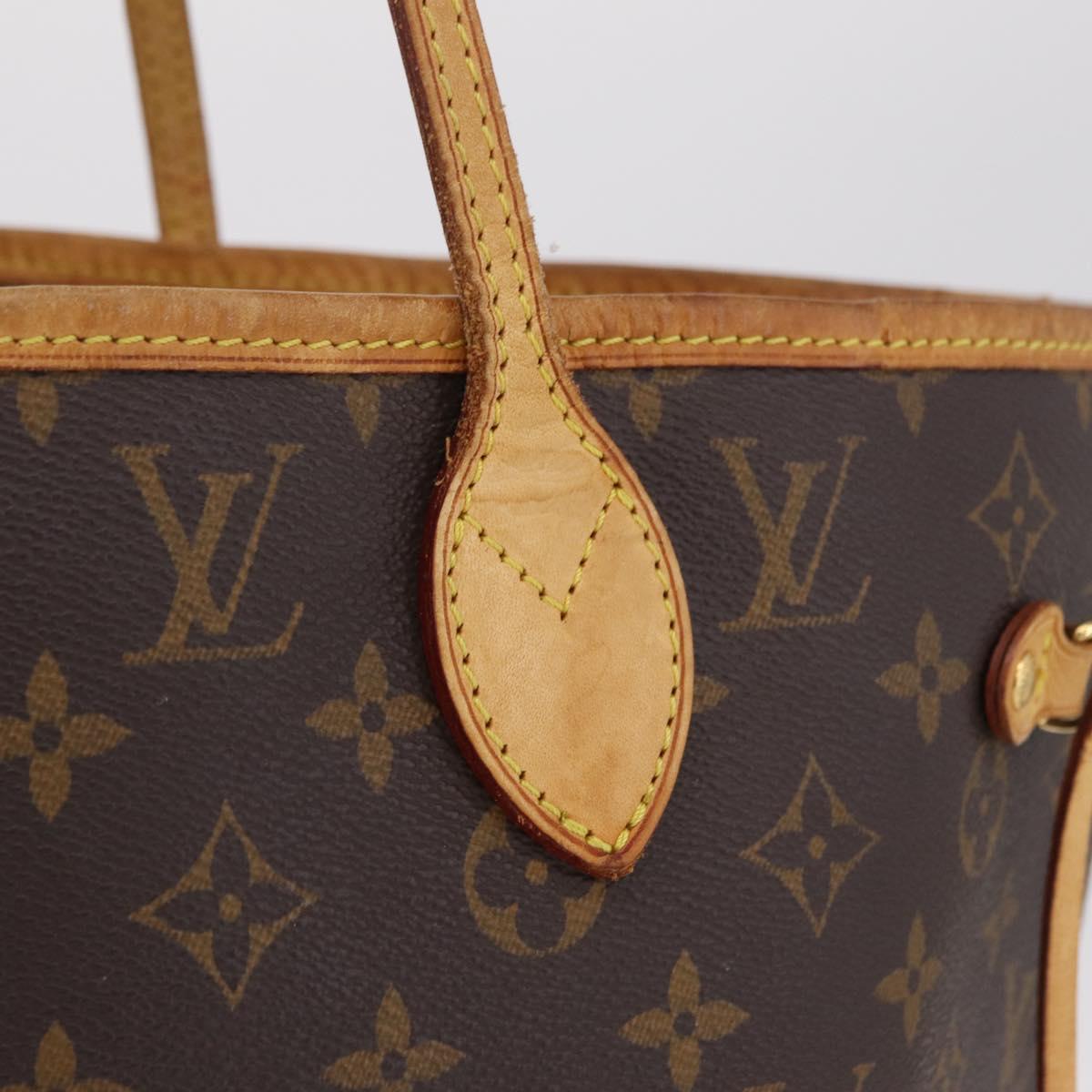 LOUIS VUITTON Monogram Neverfull MM Tote Bag M40156 LV Auth ep16427