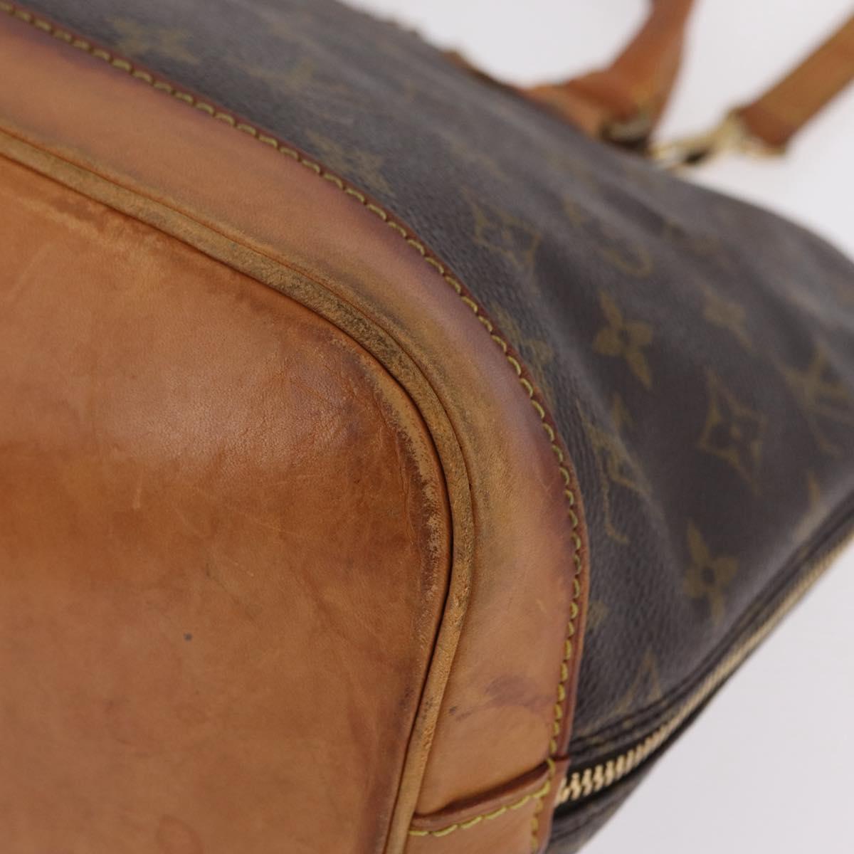 LOUIS VUITTON Monogram Alma Hand Bag M51130 LV Auth ep16428