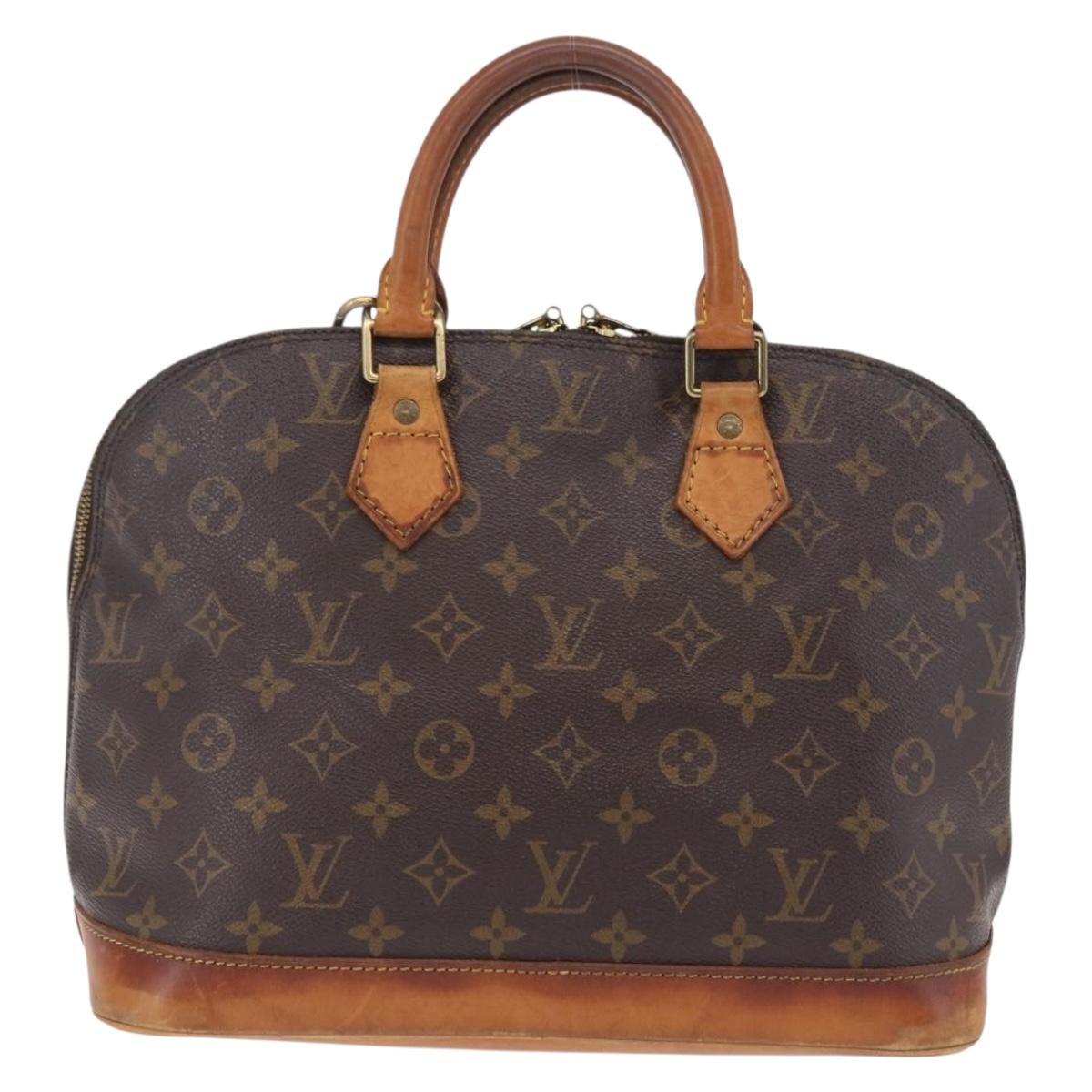 LOUIS VUITTON Monogram Alma Hand Bag M51130 LV Auth ep16428