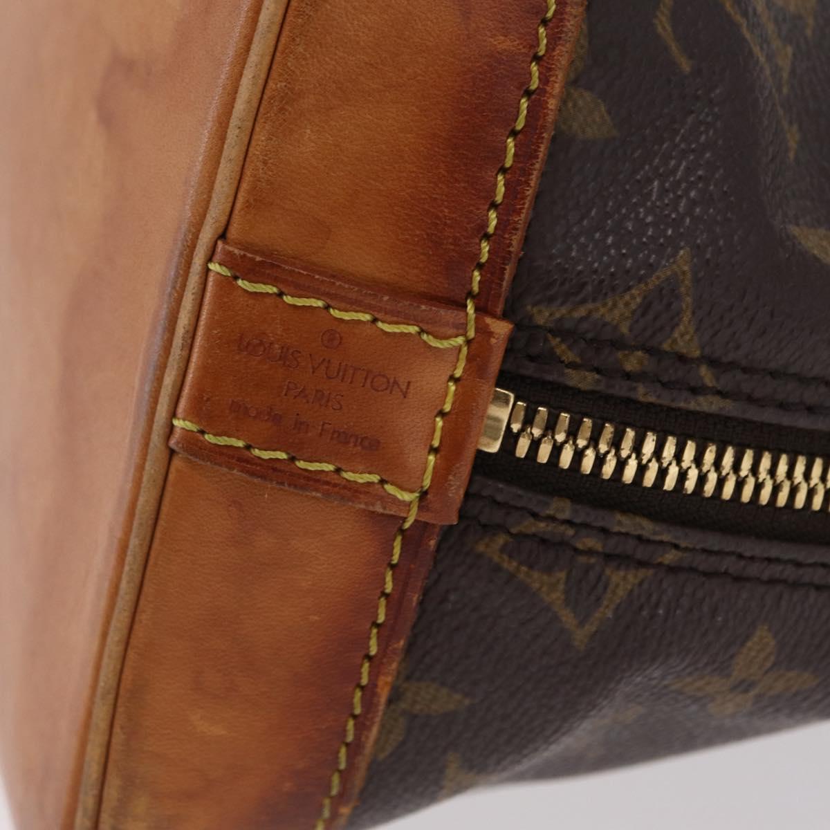 LOUIS VUITTON Monogram Alma Hand Bag M51130 LV Auth ep16428