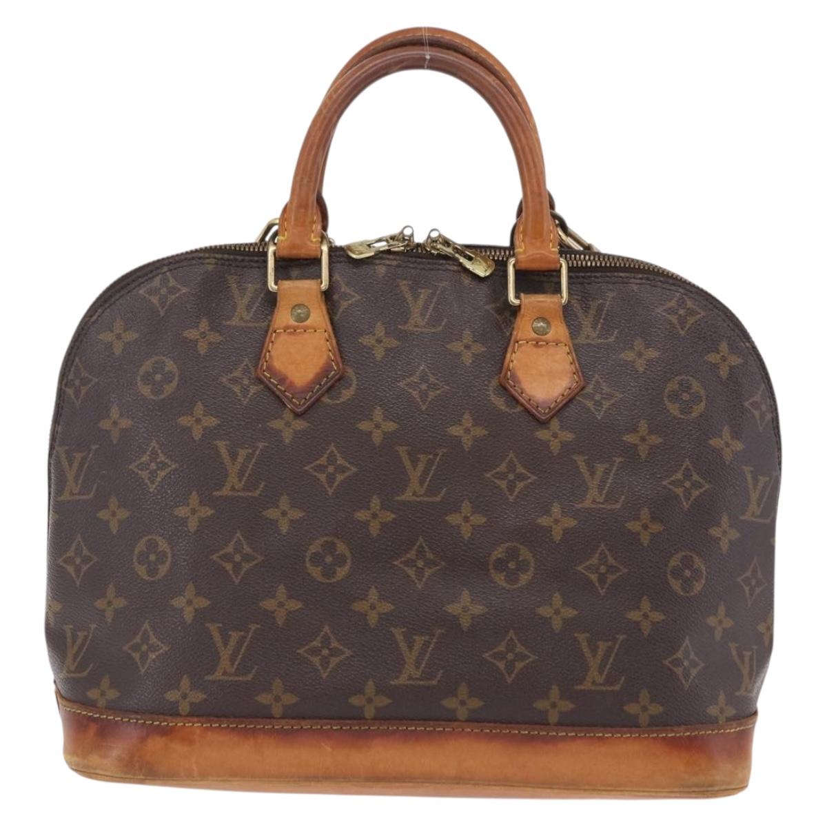 LOUIS VUITTON Monogram Alma Hand Bag M51130 LV Auth ep16428
