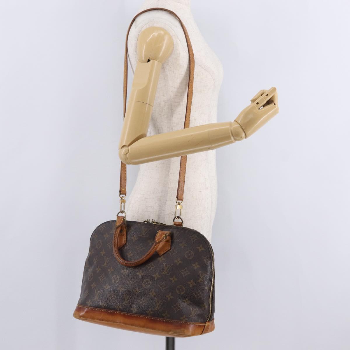 LOUIS VUITTON Monogram Alma Hand Bag M51130 LV Auth ep16428