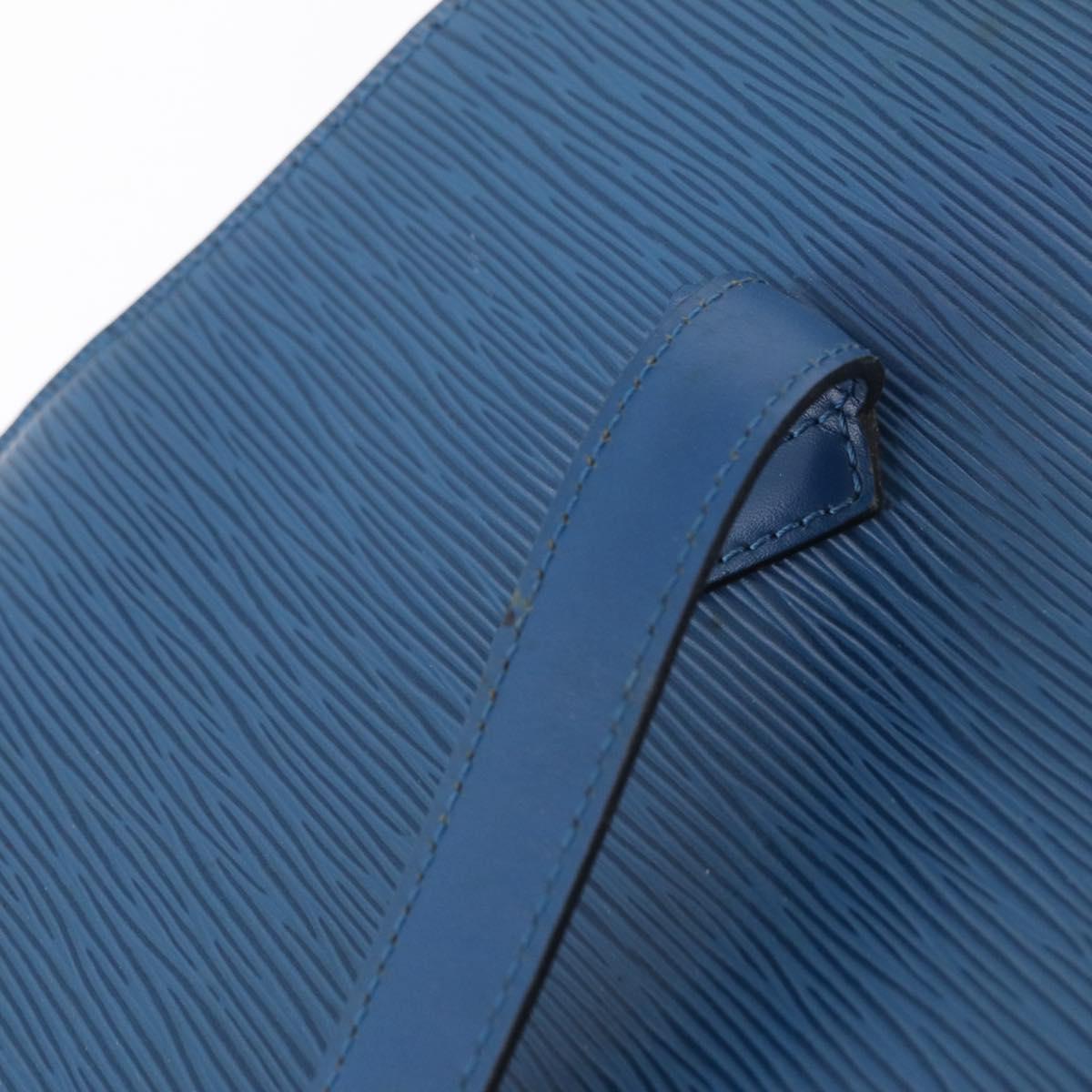 LOUIS VUITTON Epi Lussac Shoulder Bag Blue M52285 LV Auth ep16433