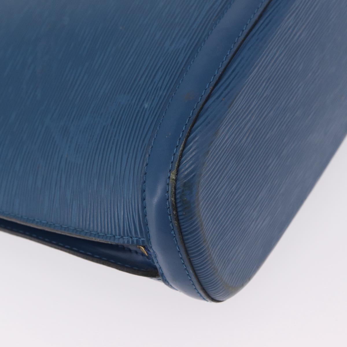 LOUIS VUITTON Epi Lussac Shoulder Bag Blue M52285 LV Auth ep16433