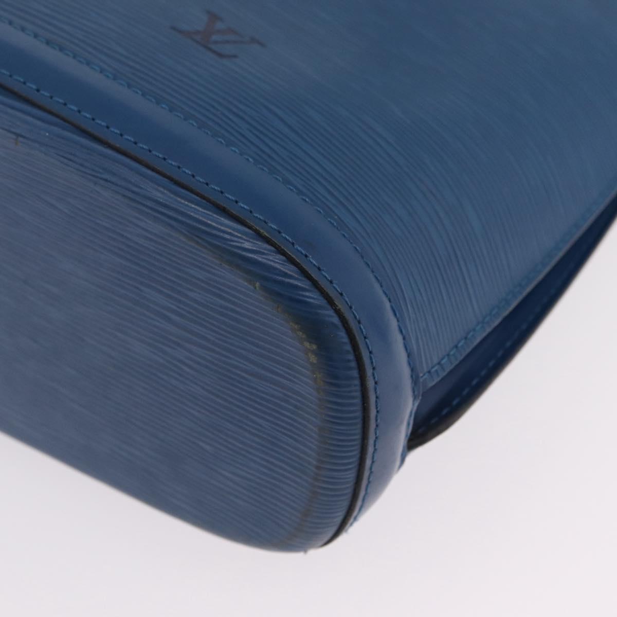 LOUIS VUITTON Epi Lussac Shoulder Bag Blue M52285 LV Auth ep16433