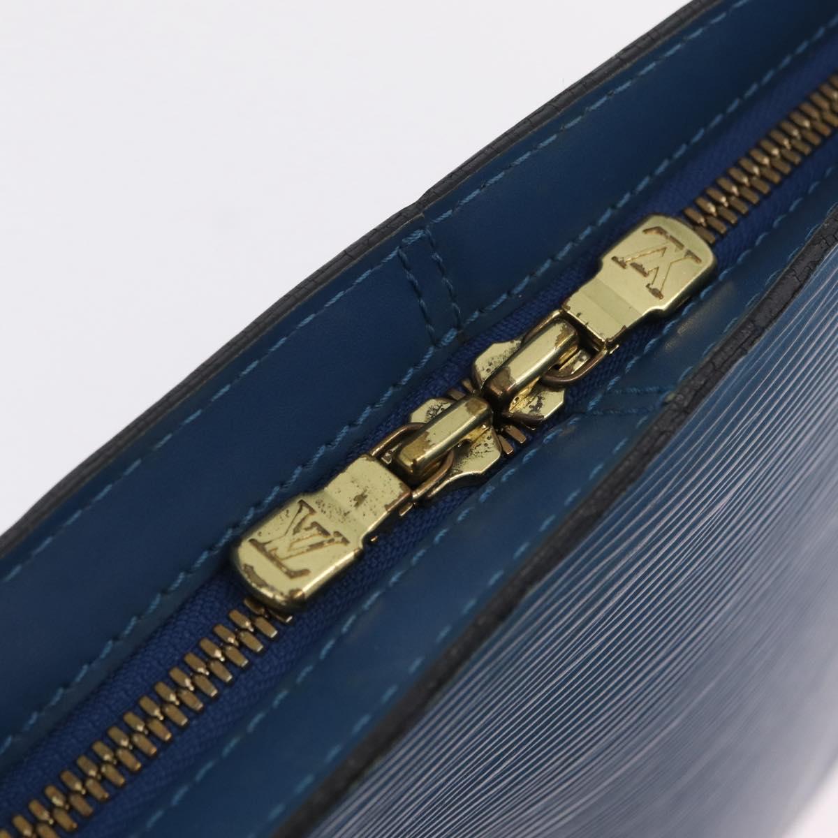 LOUIS VUITTON Epi Lussac Shoulder Bag Blue M52285 LV Auth ep16433