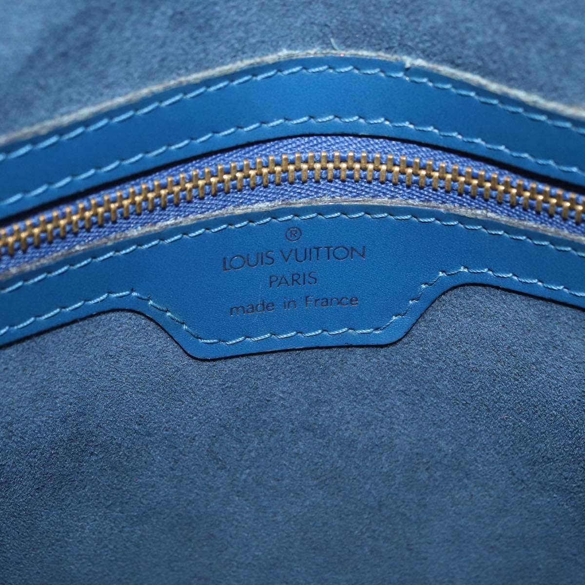 LOUIS VUITTON Epi Lussac Shoulder Bag Blue M52285 LV Auth ep16433