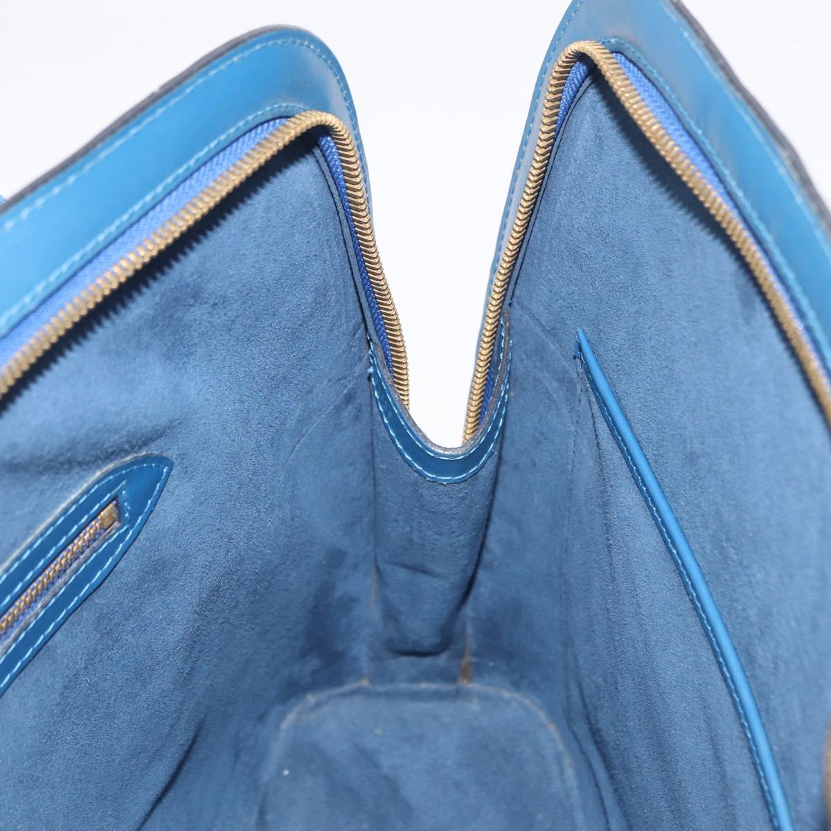 LOUIS VUITTON Epi Lussac Shoulder Bag Blue M52285 LV Auth ep16433