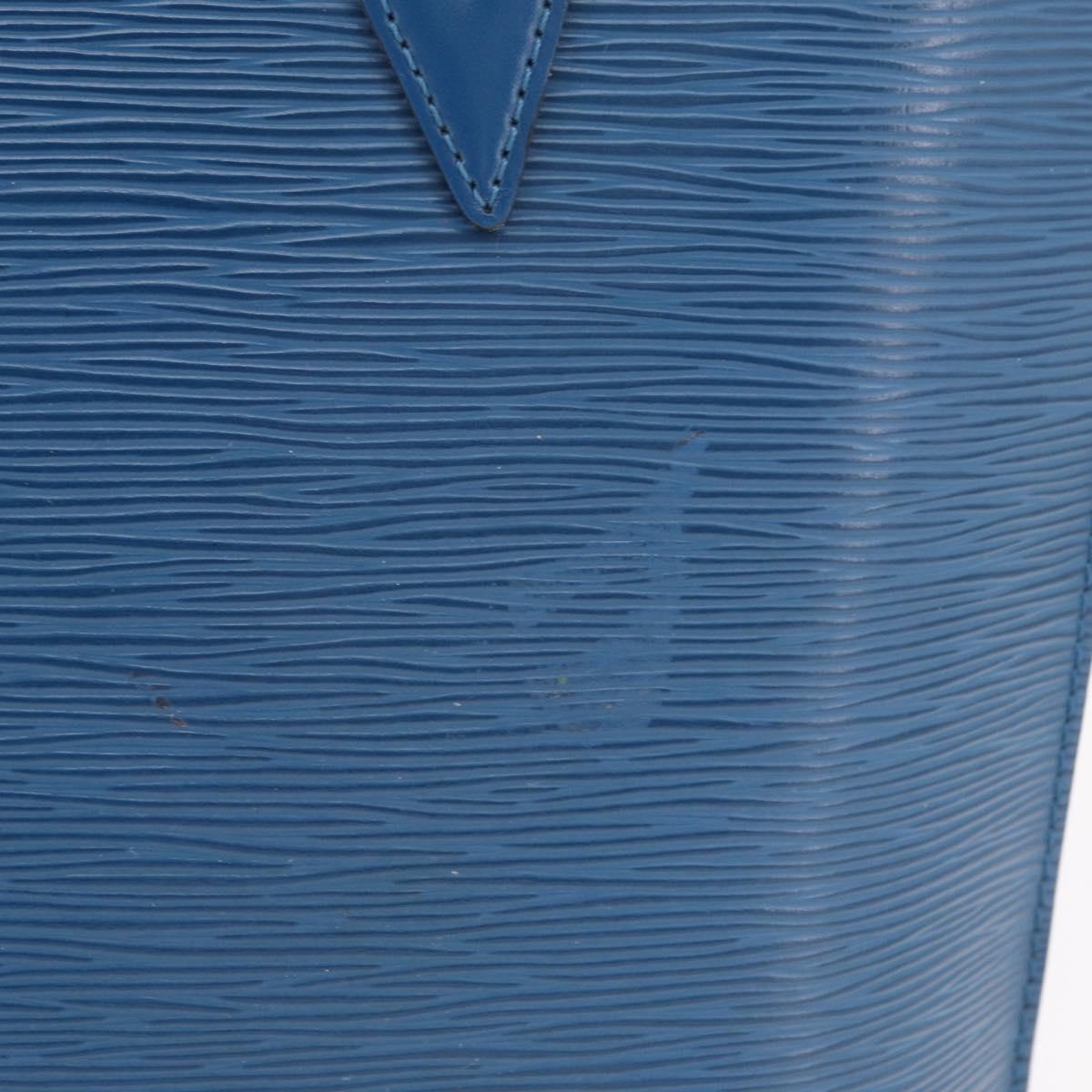 LOUIS VUITTON Epi Lussac Shoulder Bag Blue M52285 LV Auth ep16433
