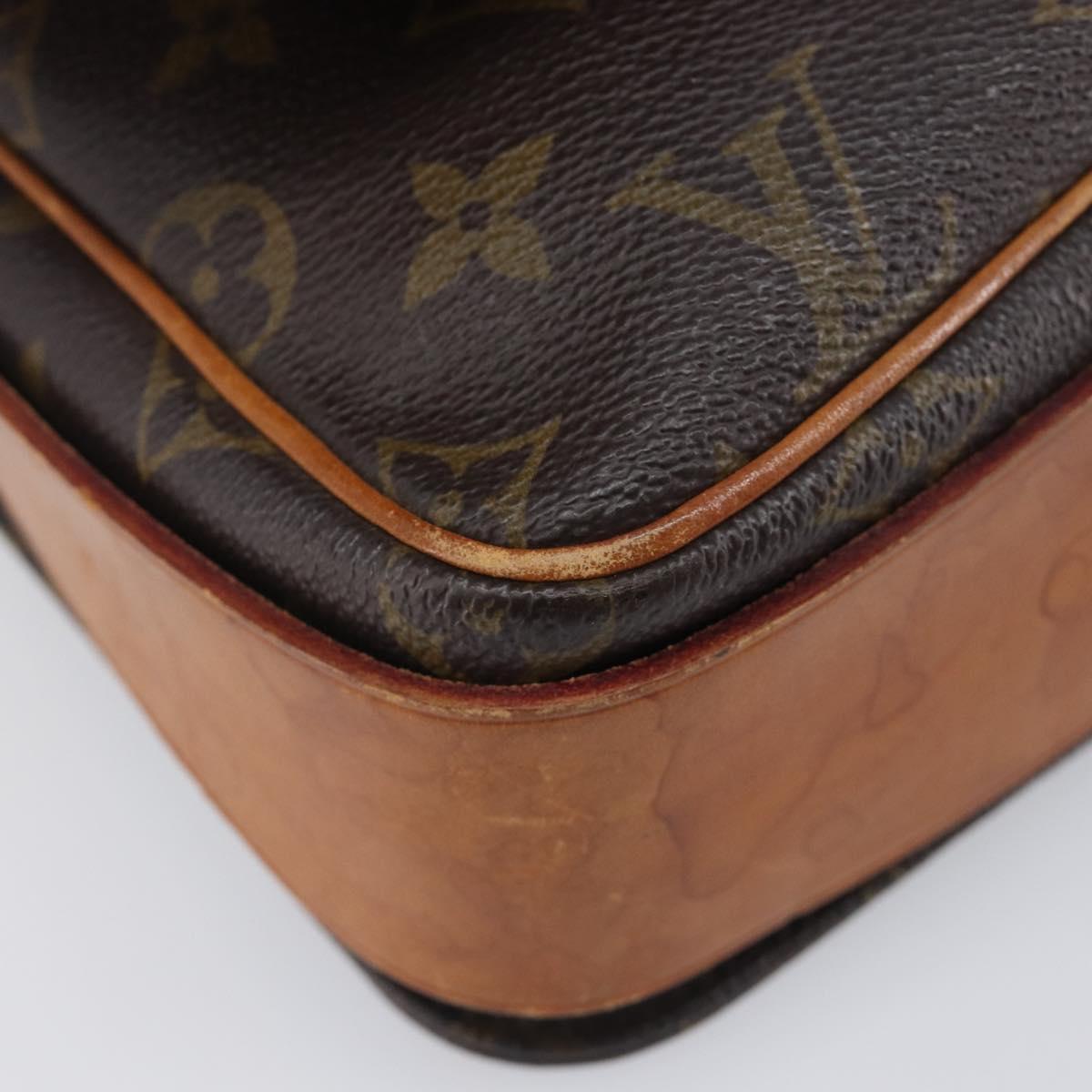 LOUIS VUITTON Monogram Cartouchiere GM Shoulder Bag M51252 LV Auth ep16437