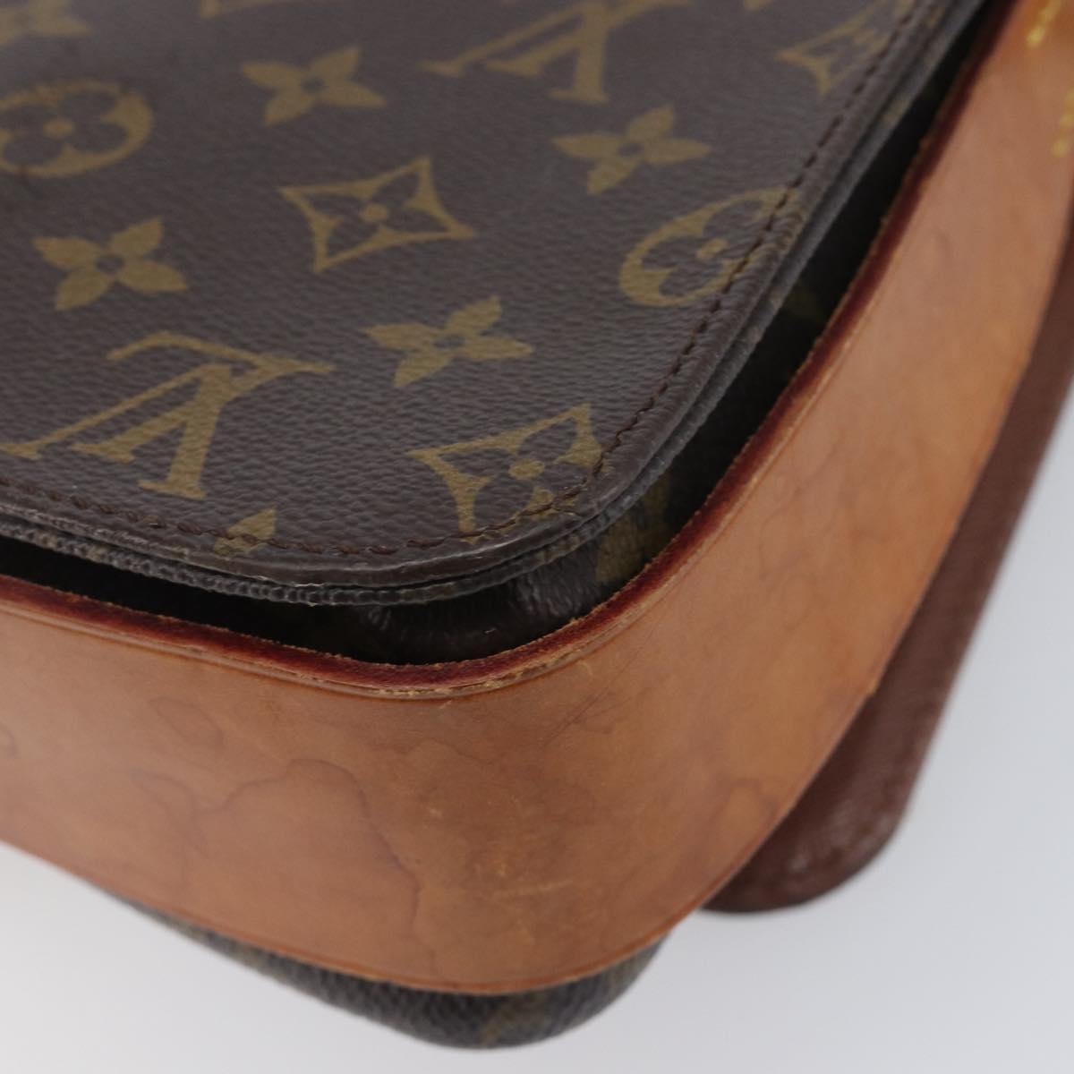 LOUIS VUITTON Monogram Cartouchiere GM Shoulder Bag M51252 LV Auth ep16437