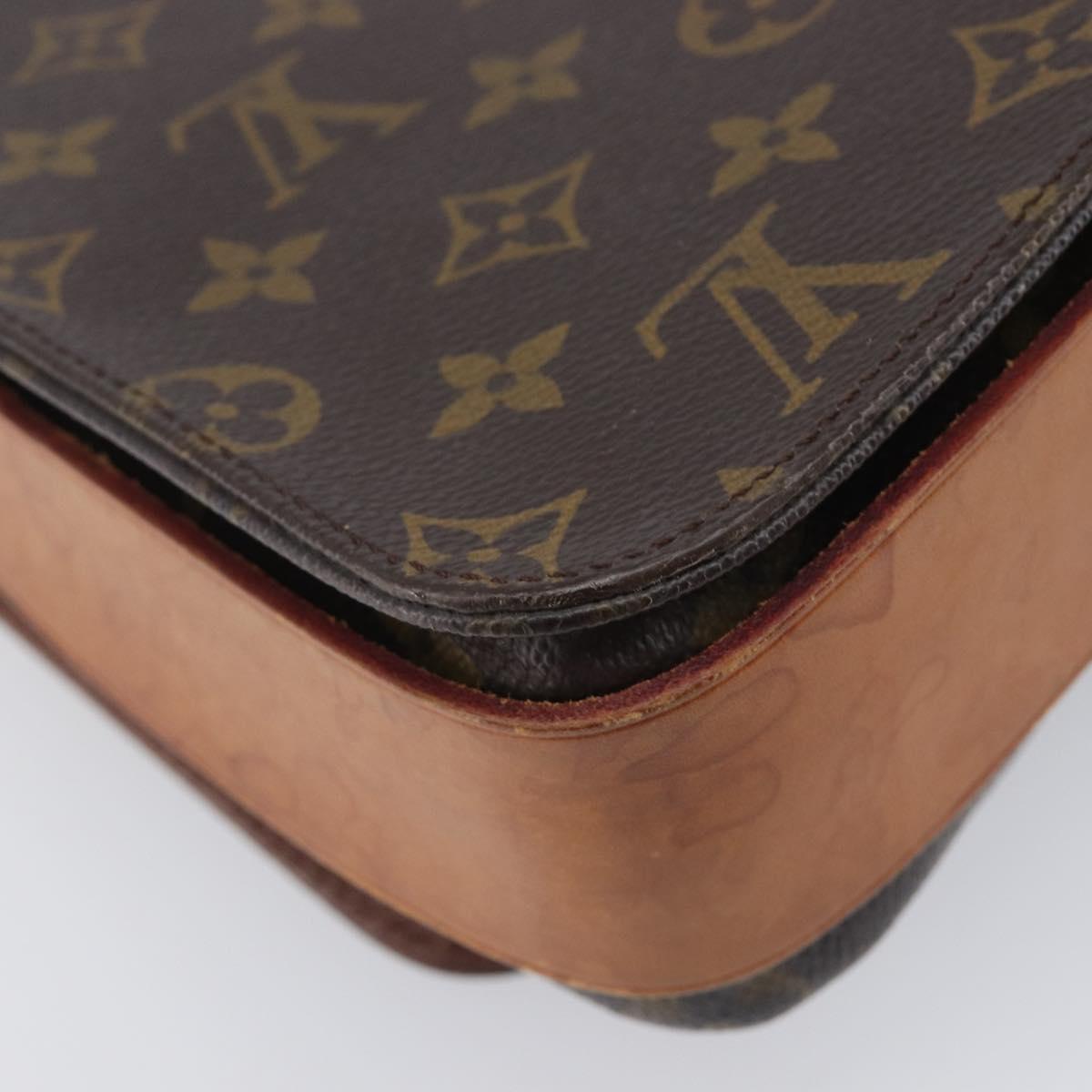 LOUIS VUITTON Monogram Cartouchiere GM Shoulder Bag M51252 LV Auth ep16437