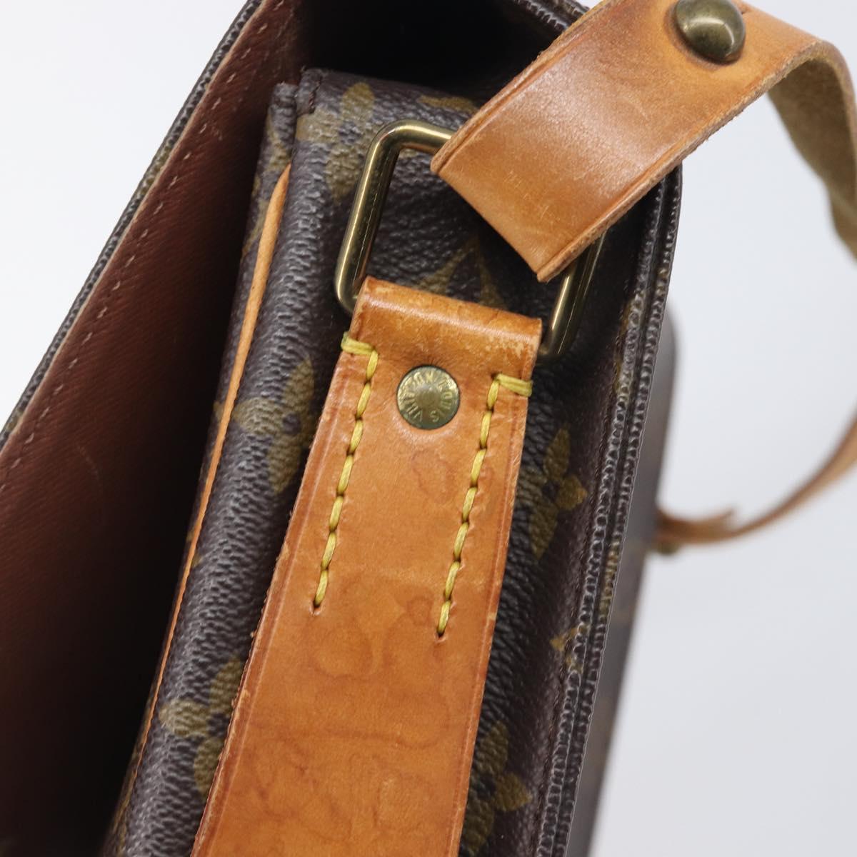 LOUIS VUITTON Monogram Cartouchiere GM Shoulder Bag M51252 LV Auth ep16437