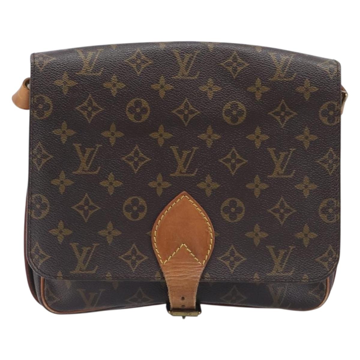 LOUIS VUITTON Monogram Cartouchiere GM Shoulder Bag M51252 LV Auth ep16437