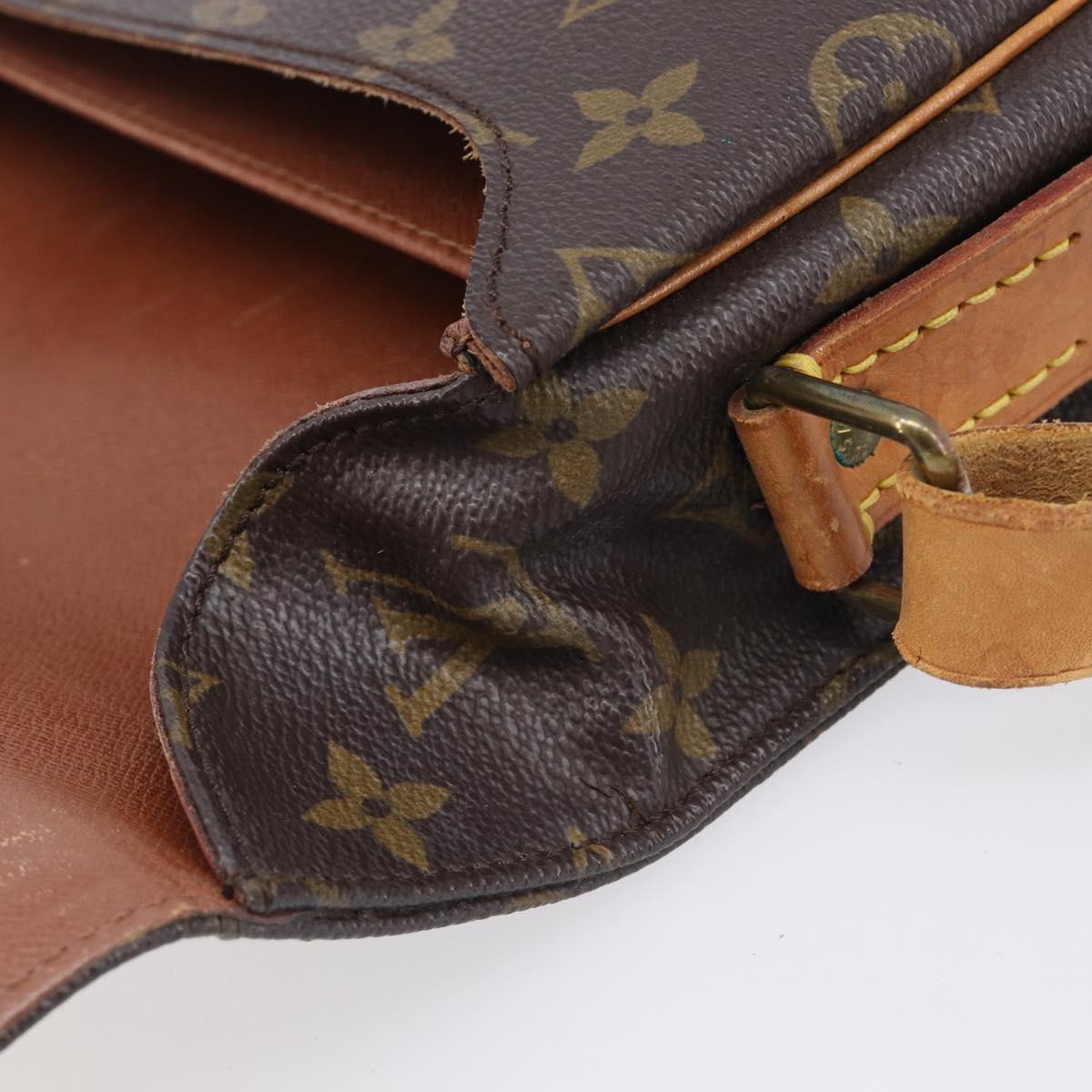 LOUIS VUITTON Monogram Cartouchiere GM Shoulder Bag M51252 LV Auth ep16437