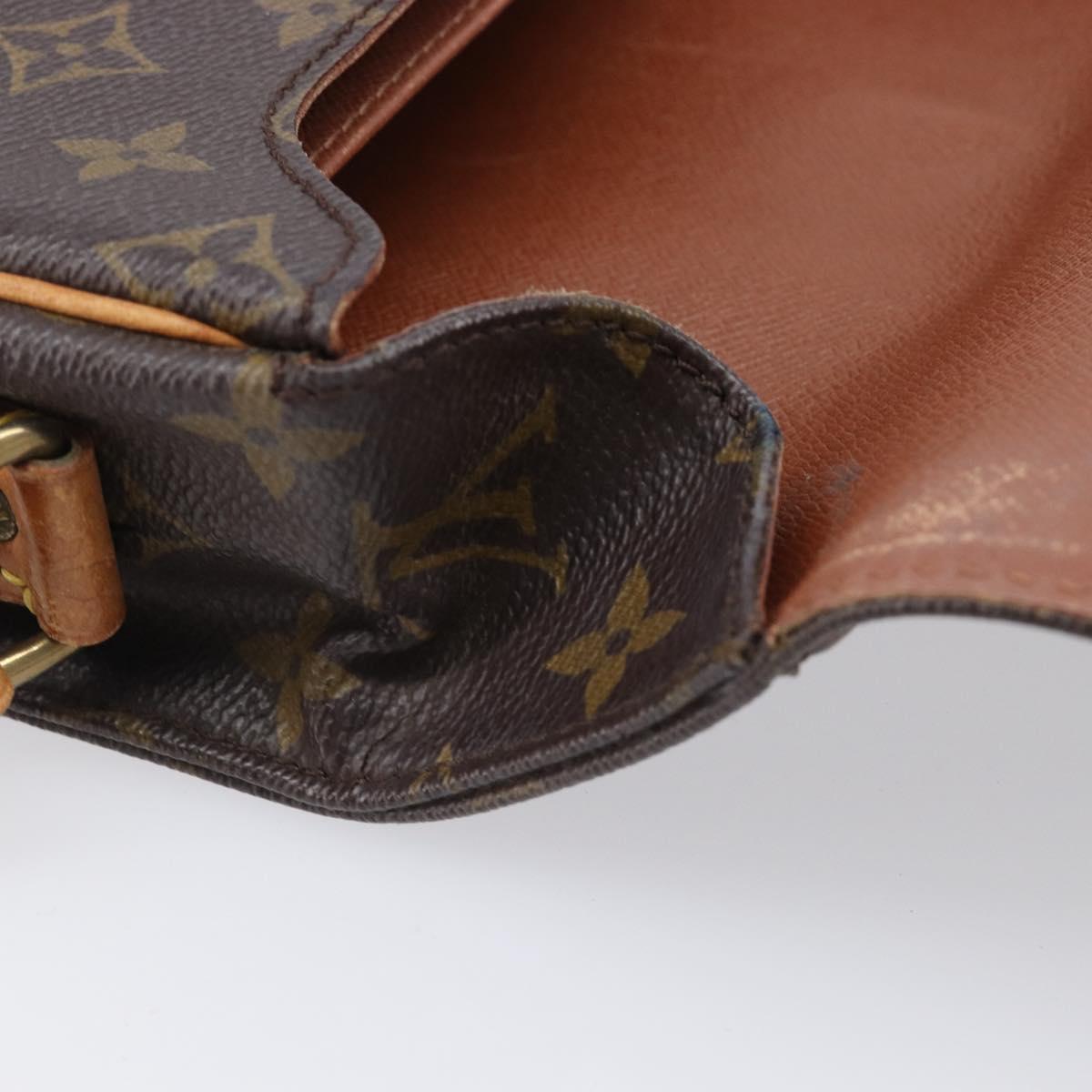 LOUIS VUITTON Monogram Cartouchiere GM Shoulder Bag M51252 LV Auth ep16437