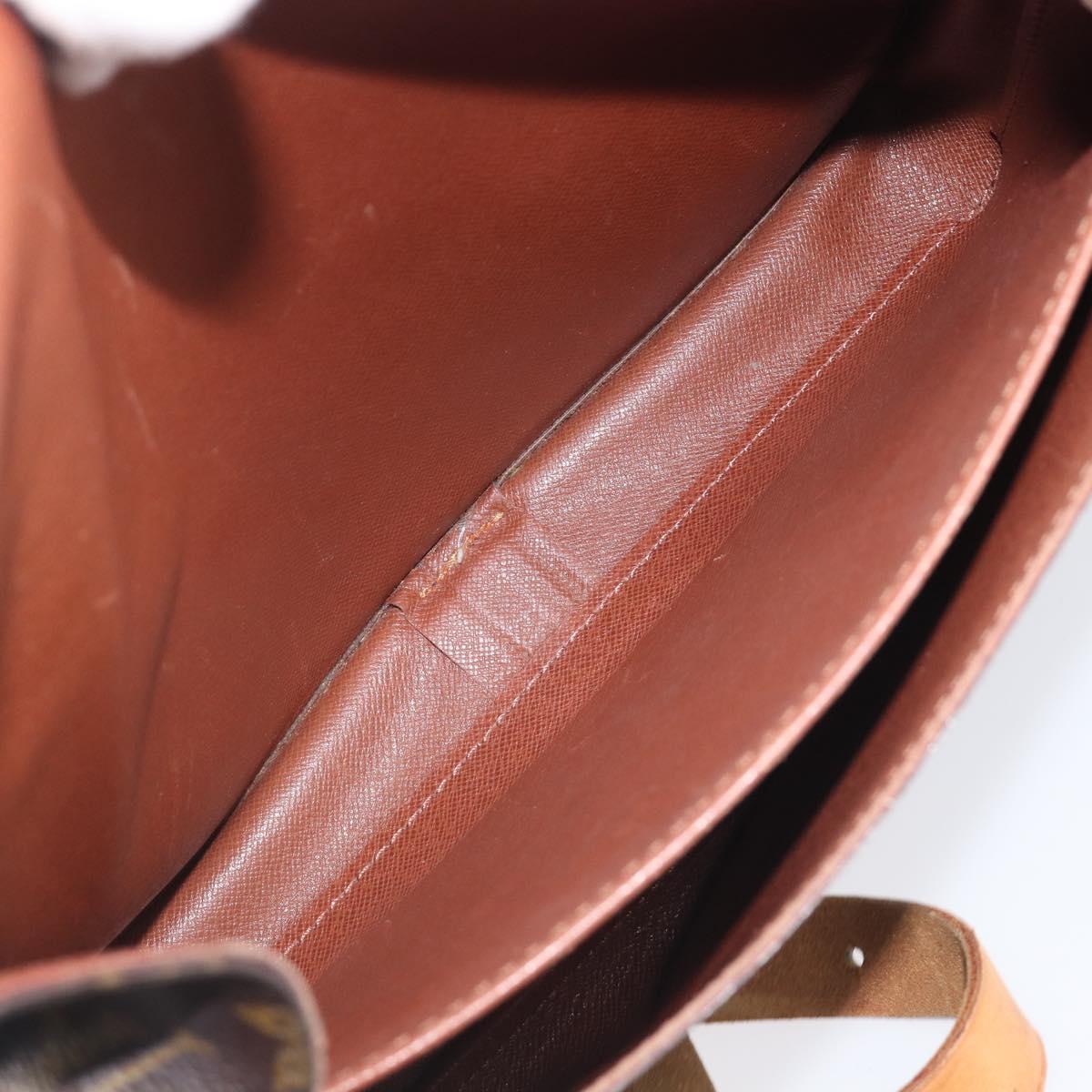 LOUIS VUITTON Monogram Cartouchiere GM Shoulder Bag M51252 LV Auth ep16437