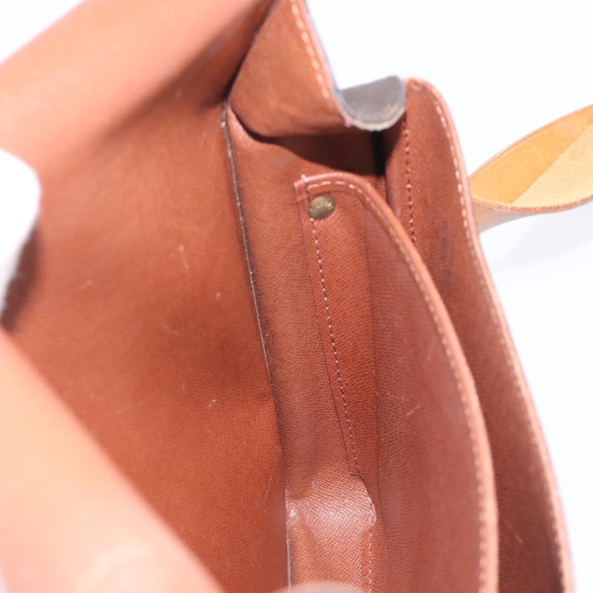 LOUIS VUITTON Monogram Cartouchiere GM Shoulder Bag M51252 LV Auth ep16437