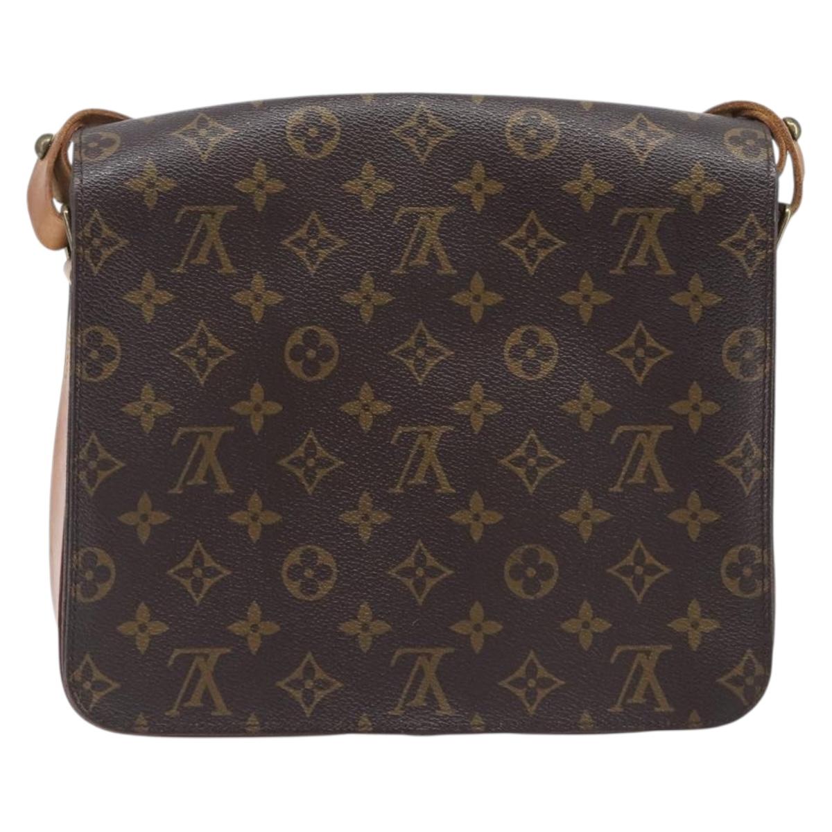 LOUIS VUITTON Monogram Cartouchiere GM Shoulder Bag M51252 LV Auth ep16437
