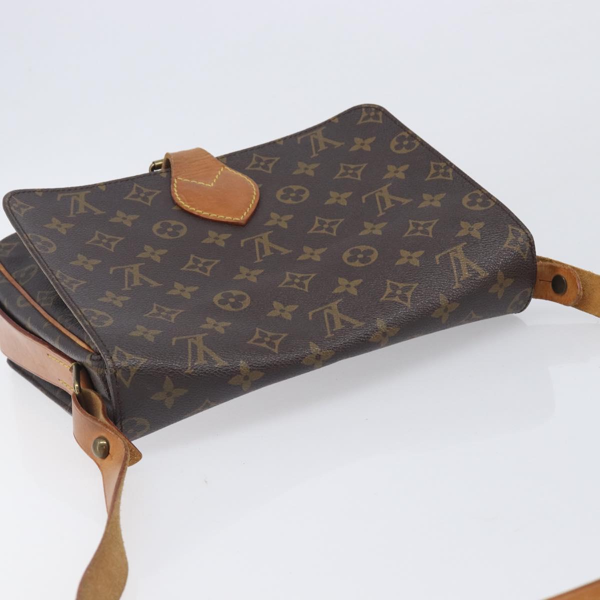 LOUIS VUITTON Monogram Cartouchiere GM Shoulder Bag M51252 LV Auth ep16437